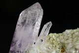 Double Termination Amethyst Crystal Cluster - Las Vigas, Mexico #355008-1